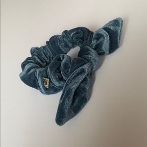Lululemon blue velvet scrunchie